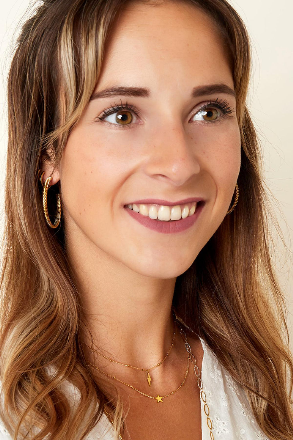 estrella de collar de acero inoxidable 