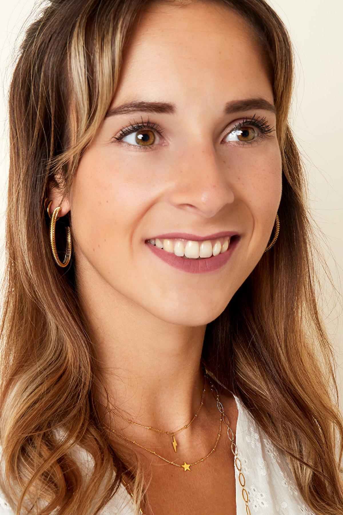 estrella de collar de acero inoxidable 