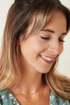 Collar trébol abierto Color dorado Acero inoxidable