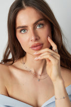 collar de fiesta de flores