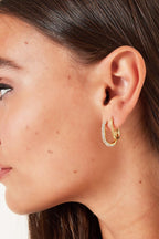 Aros ovalados de acero inoxidable