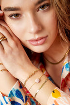 Pulsera básica Color dorado Acero inoxidable