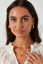 pendientes estéticos básicos media luna