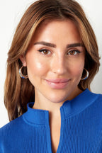 pendientes lindos redondos