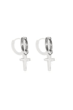 Pendientes Faith Plata Acero inoxidable