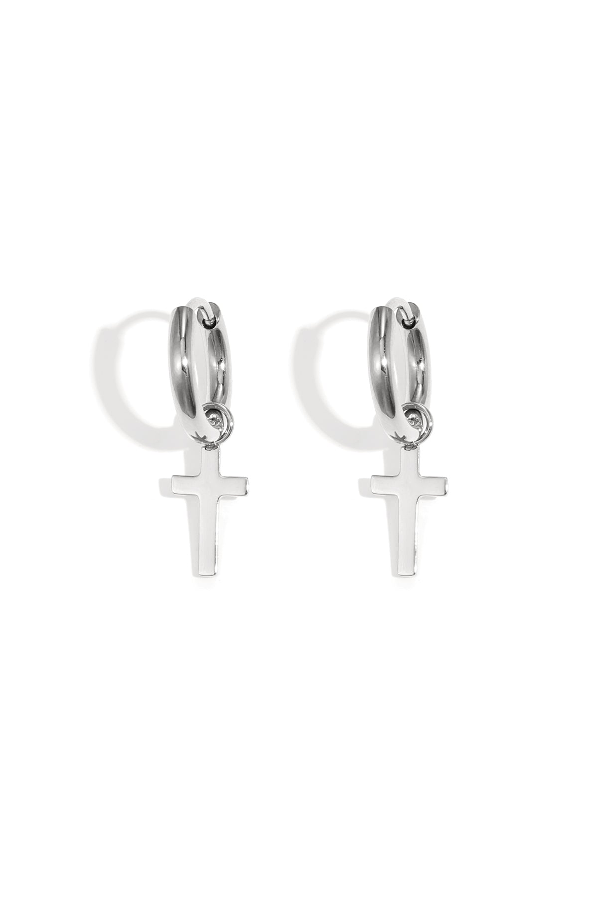 Pendientes Faith Plata Acero inoxidable