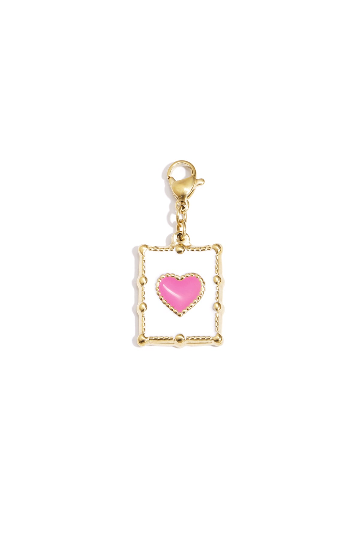 Dijes de joyería con forma de corazón, estilo casual y sencillo para uso diario. Joyería para mujer.