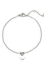 Pulsera Always in my Heart Plata Acero inoxidable