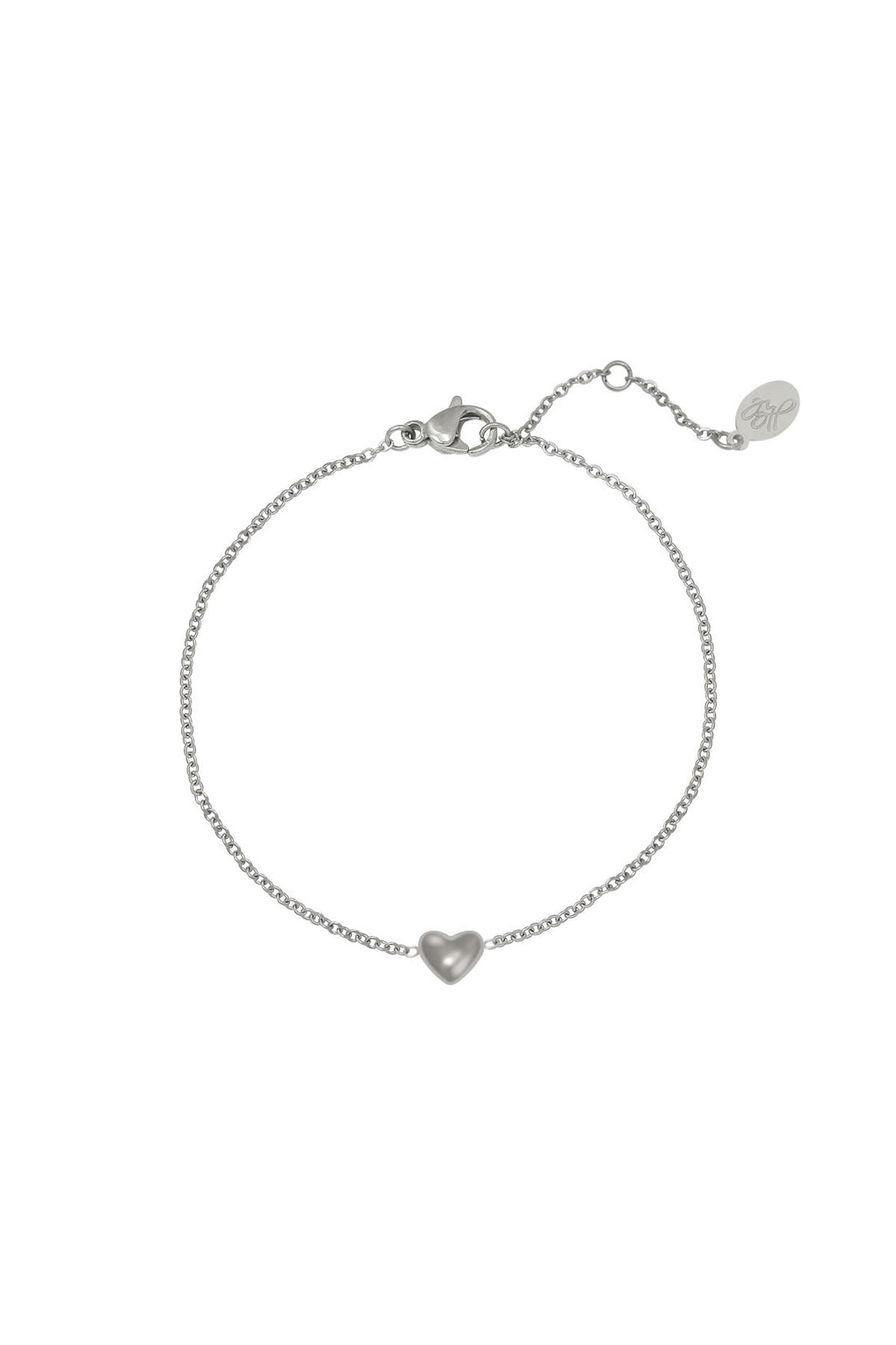 Pulsera Always in my Heart Plata Acero inoxidable