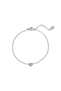 Pulsera Always in my Heart Plata Acero inoxidable
