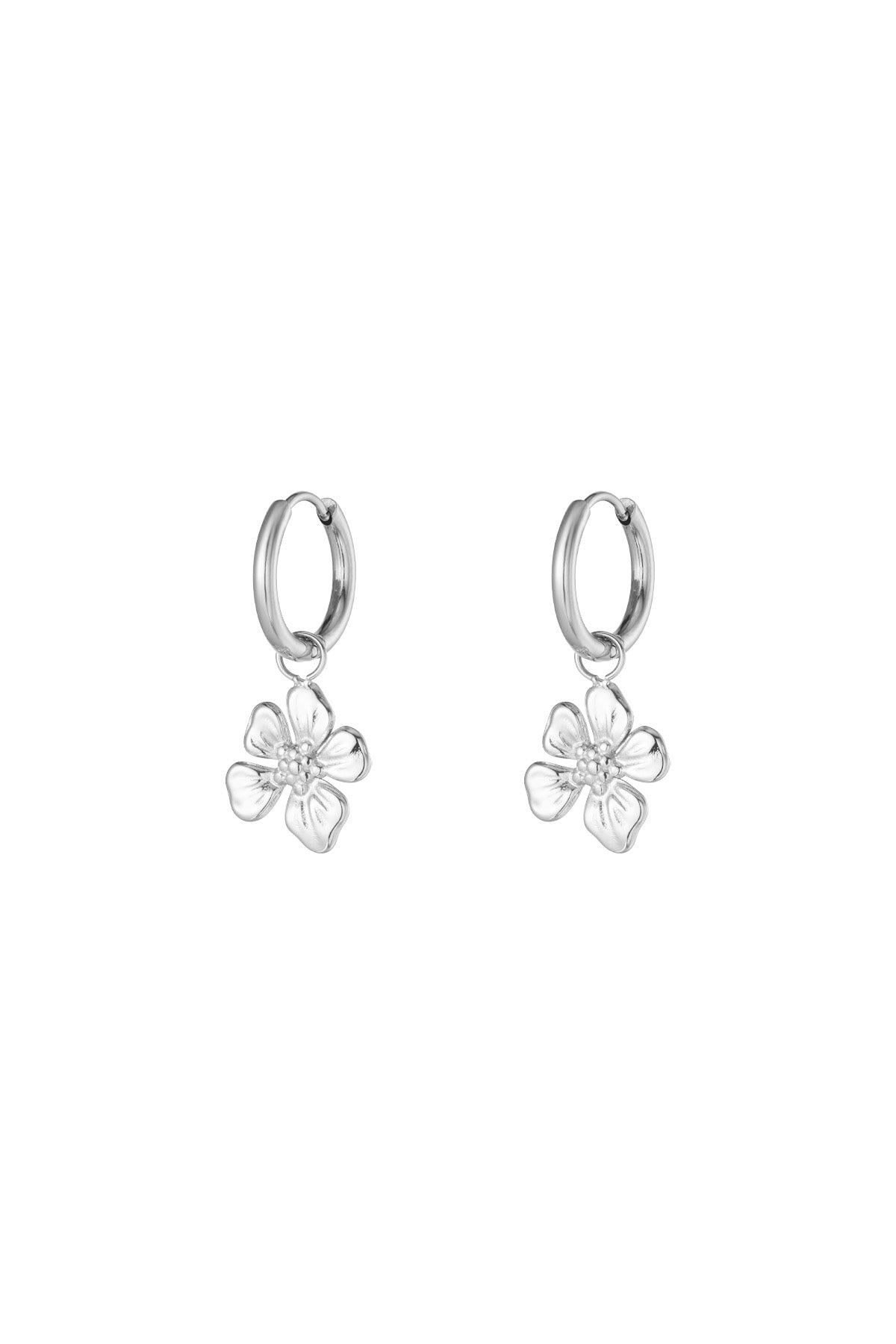 pendientes de flores tropicales