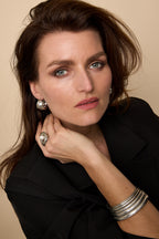 Pendientes de aro de acero inoxidable circulares, serie casual, diaria, sencilla, joyería para mujer