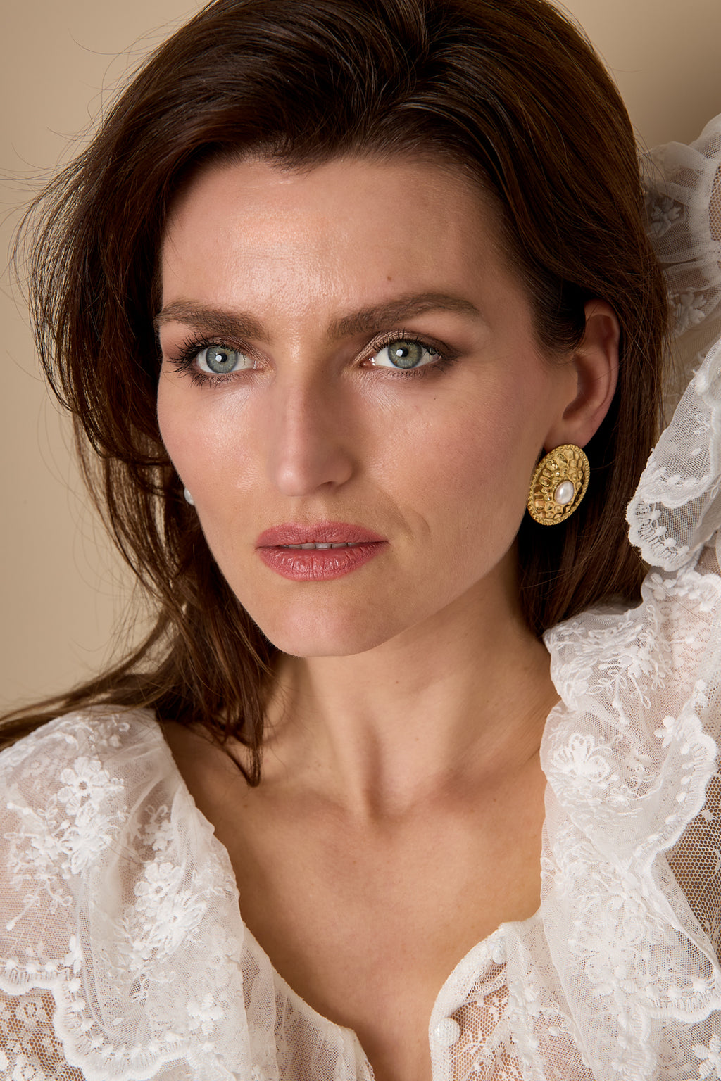 Pendientes de acero inoxidable con diseño de martillo, serie informal, diaria y sencilla, joyería para mujer.