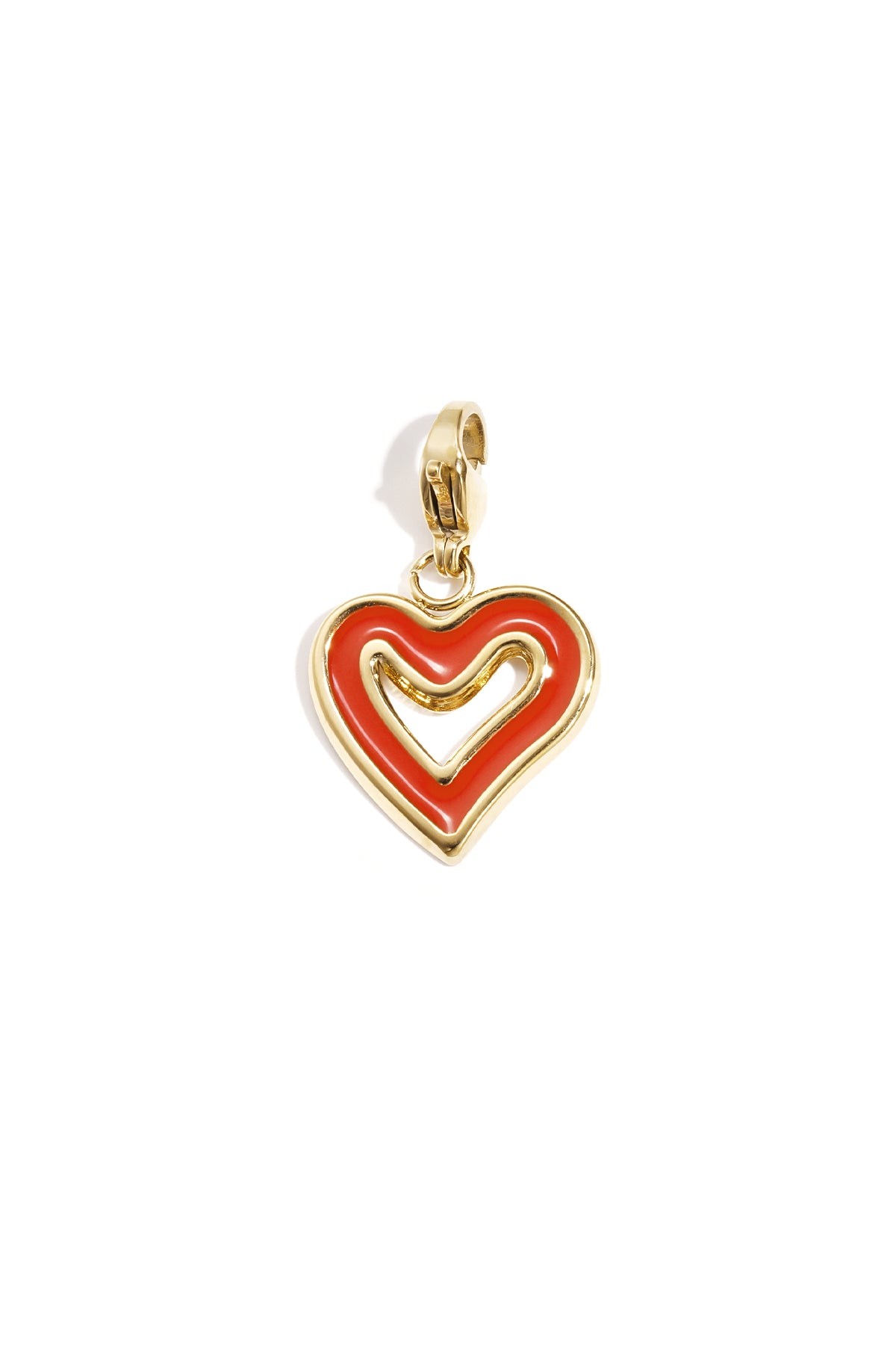 Dijes de joyería con forma de corazón, estilo casual y sencillo para uso diario. Joyería para mujer.