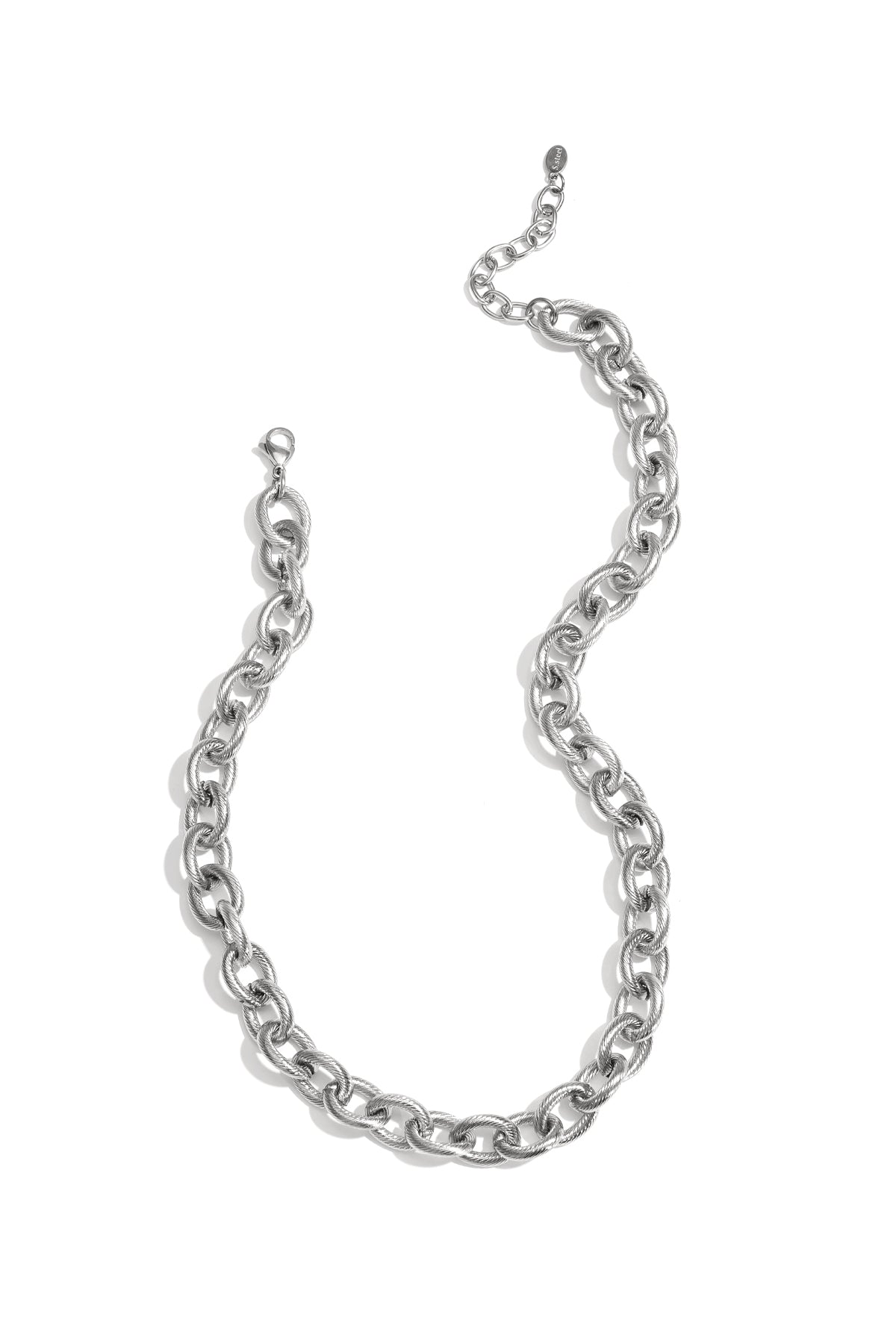 Collares de cadena de acero inoxidable Cadena Simple Diario Serie Simple Joyería de mujer