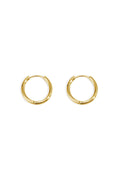 Pendientes Little Hoops 1,6cm Color dorado Acero inoxidable