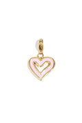 Dijes de joyería con forma de corazón, estilo casual y sencillo para uso diario. Joyería para mujer.