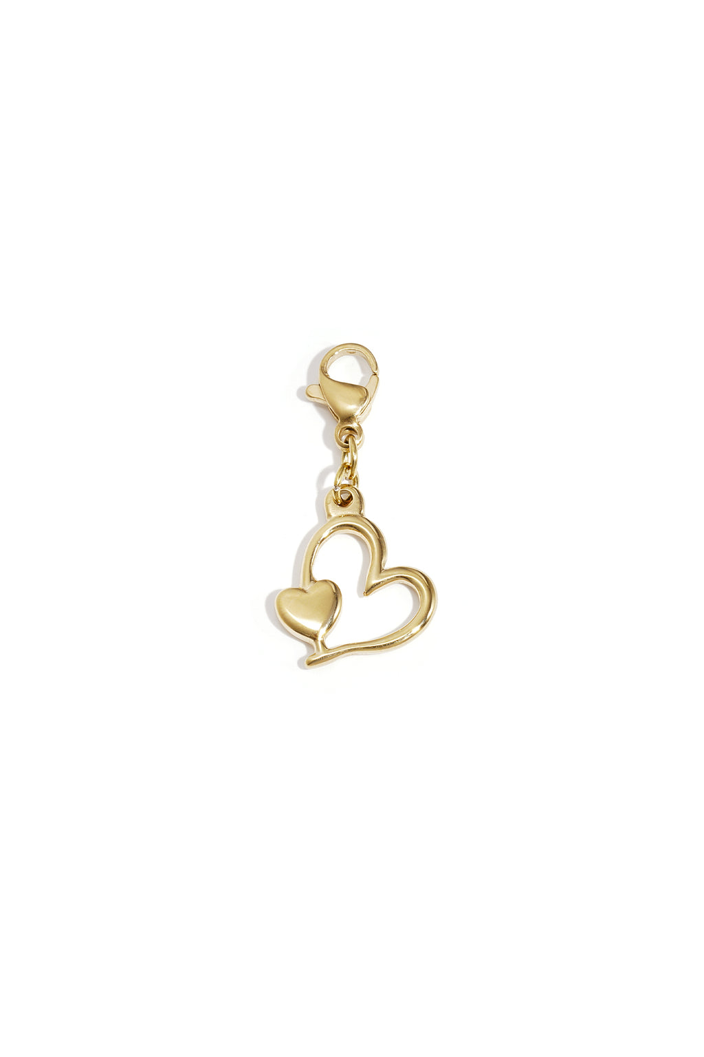 Dijes de joyería con forma de corazón, estilo casual y sencillo para uso diario. Joyería para mujer.